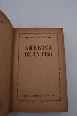 [И.Ильф, Е.Петров]. Ilya Ilf, y. E. Petrov. [Одноэтажная Америка]. America de un Piso. [Одноэтаж 