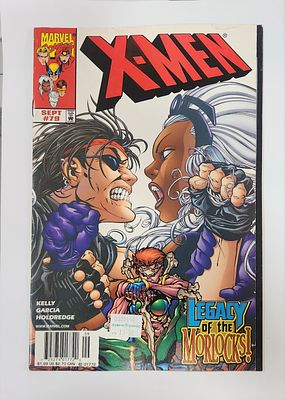פריט אספנות – X-Men #79 (ספטמבר 1998)
חוברת קומיקס מקורית של Marvel Comics. חוברת אספנות קלאסית 