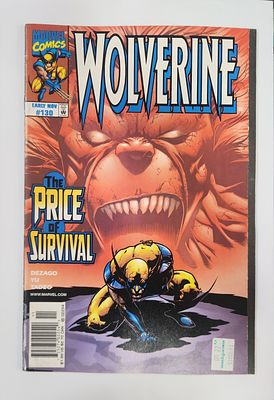 פריט אספנות – Wolverine #130 (נובמבר 1998)
חוברת קומיקס מקורית של Marvel Comics. חוברת אספנות 