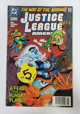 פריט אספנות - Justice League America #102 (אוגוסט 1995) "דרך הלוחם" חלק 5 | דירוג מצב פריט: 4 