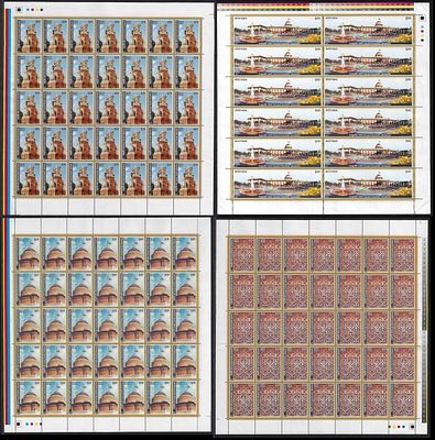 Mint Sheet. India 2011 80th Year of Rashtrapati Bhawan, New Delhi set of 4 complete sheet of 35 