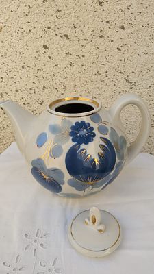 קנקן תה ענק, . סובייטי משנות השבעים, חתום בחותמת איכות.
