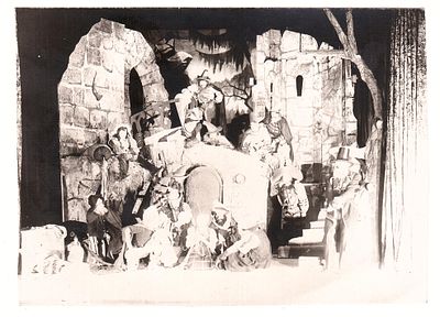 Фотография театральная 1938-39г. Снежная королева 4 кадр. Разбойники