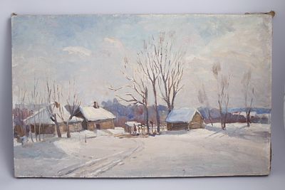 Картина. Кулагин А.А. "Весна". СССР, 1952 год. 
Холст, масло. 
Состояние отличное. 
Кулагин 