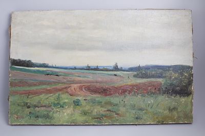 Картина. Кулагин А.А. "Подмосковные дали". СССР, 1967 год. 
Холст, масло. 
Состояние отличное. 