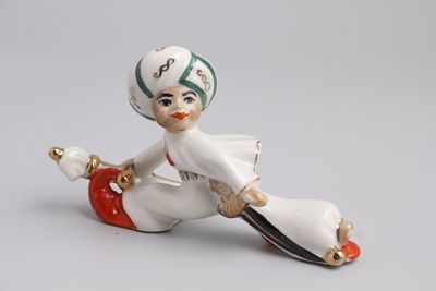 Статуэтка "Маленький Мук". СССР, Коростеньский фарфоровый завод (Коростень), 1960-1991 годы. 