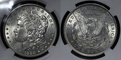 1 доллар 1900 США DNC MS65. Данный лот вы можете осмотреть лично при встрече в Москве в нашем 