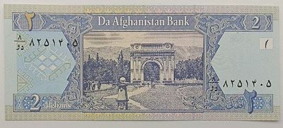 Афганистан. 2 афгани 2002. Бумага. Кат.# Pick-65а