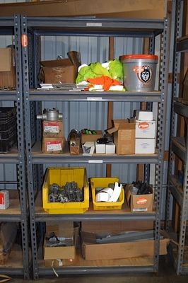 A Multi-Tiered Heavy-Duty Metal Industrial. Shelvin