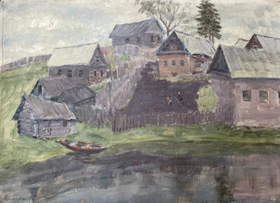 Захарьян Рубен Агасьевич (1901 г. Тифлис – 1992 г. Санкт-Петербург) - Пейзаж. Техника: холст, масло 