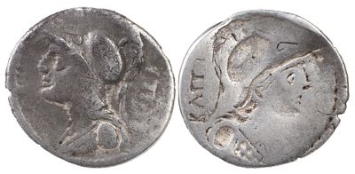 The Roman Republic P. Servilius M.f. Rullus, 100 BC. AR Denarius 3.77 g. Rome. RVLLI Helmeted 