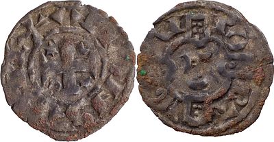 PortugalD. Afonso III (1248-1279)Dinheiro BillonAG: 02.01 0.70 gGood VF