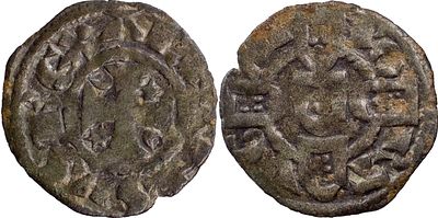 PortugalD. Afonso III (1248-1279)Dinheiro BillonAG: 01.08 0.66 gGood VF