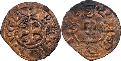 PortugalD. Dinis I (1279-1325)Dinheiro BillonAG: 01.05 0.72 gGood VF