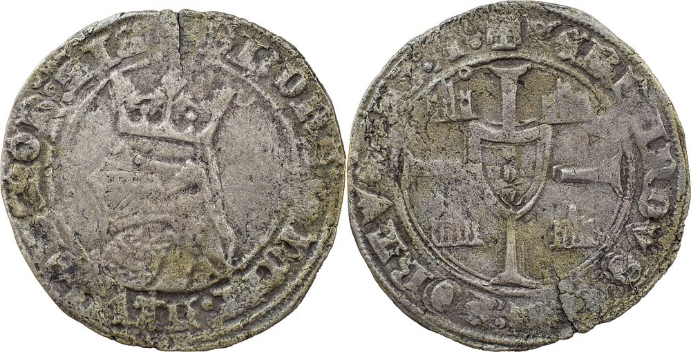 Portugal 
D. Fernando I (1367-1383) 
Barbuda Lisbon Silver 
Possibly without Monetary letter. 