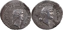 The Roman Republic 
Marcus Antonius, C. Caesar Octavianus and L. Gellius. AR Denarius 3.68 g. 