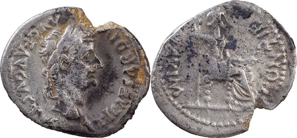 The Roman Empire
Tiberius, 14-37. AR Denarius 3.51 g, Lugdunum, 15-18. TI CAESAR DIVI AVG F 