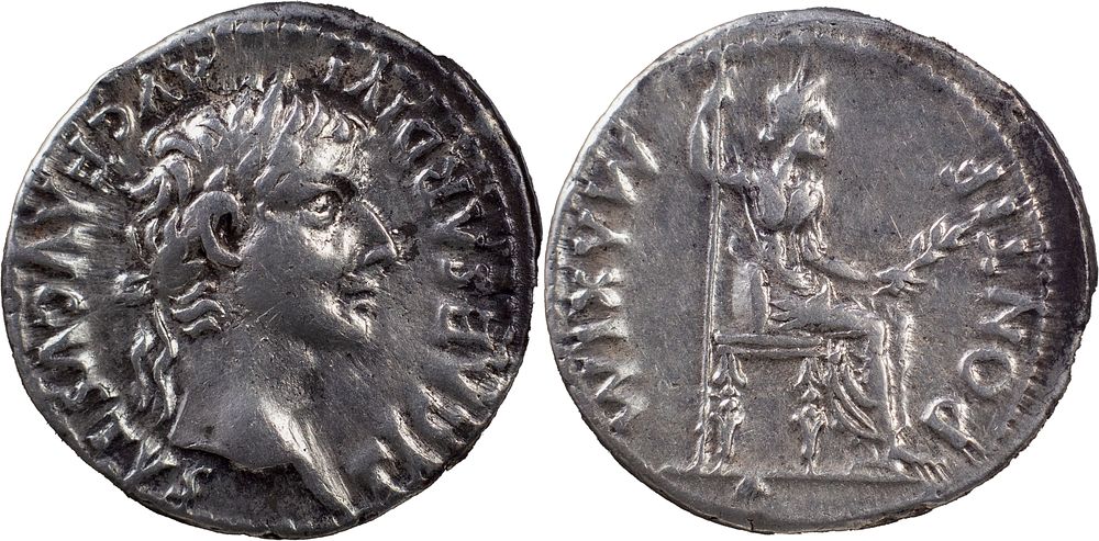 The Roman Empire
Tiberius, 14-37. AR Denarius 3.80 g, Lugdunum, 15-18. TI CAESAR DIVI AVG F 