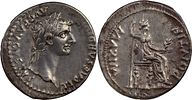 The Roman Empire 
Tiberius, 14-37. AR Denarius 3.78 g, Lugdunum, 15-18. TI CAESAR DIVI AVG F 