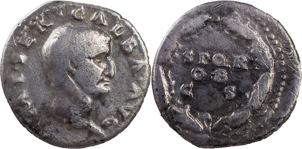 The Roman Empire
Galba, 68-69. AR Denarius 3.05 g. Rome. IMP SER GALBA AVG Bare head of Galba 