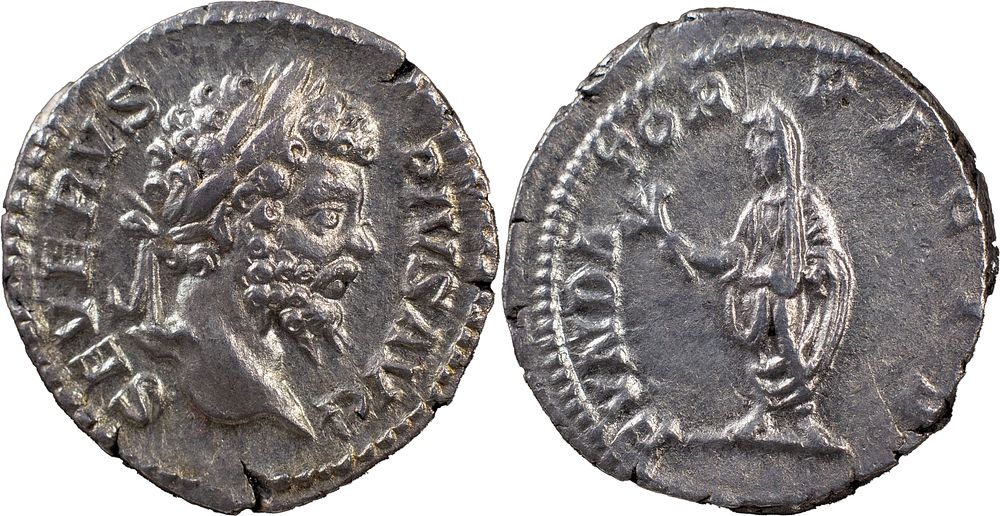 The Roman Empire
Septimius Severus, 193-211. AR Denarius 3.00 g. Rome, 200-201. SEVERVS AVG 