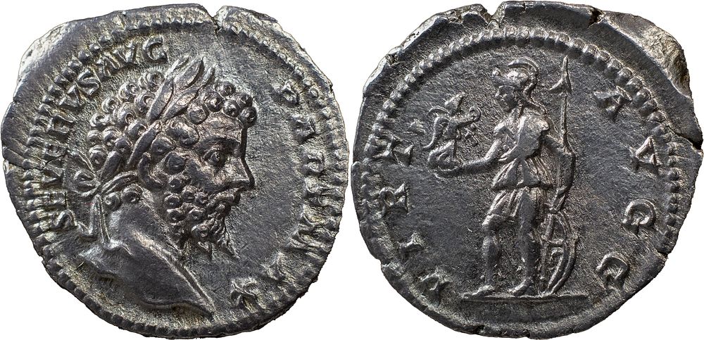 The Roman Empire
Septimius Severus, 193-211. AR Denarius 3.31 g. Rome, 200-201. SEVERVS AVG 