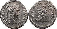 The Roman Empire Septimius Severus, 193-211. AR Denarius 3.39 g. Rome, 208. SEVERVS PIVS AVG 