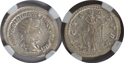 The Roman Empire Gordian III, 238-244. AR Antoninianus. Rome, AD 243-244. IMP GORDIANVS PIVS