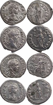 Lots Ancient CoinsLot of 4 roman empire denarius.Fine to XF.