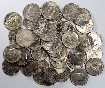 Lots World CoinsLot of multiple coins of Half Dollar United States of America (USA).Fine to XF.
