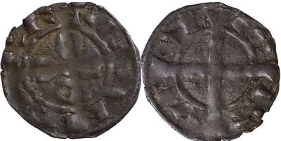 PortugalD. Sancho II (1223-1248)Dinheiro de escudete Bolh&atilde;oAG: 08.13 0.64 gBC