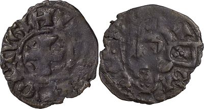 PortugalD. Afonso IV (1325-1357)Dinheiro Bolh&atilde;oAG: 02.? 0.65 gBC