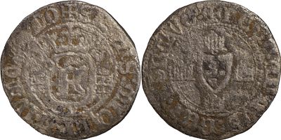 Portugal D. Fernando I (1367-1383) Grave Lisboa Bolh&atilde;o AG: 11.? 1.40 g BC-