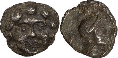 Greek Coins Asia Minor - Pisidia - Selge - AR Trihemiobol 0.78 g, 350-300 BC. Gorgoneion with 