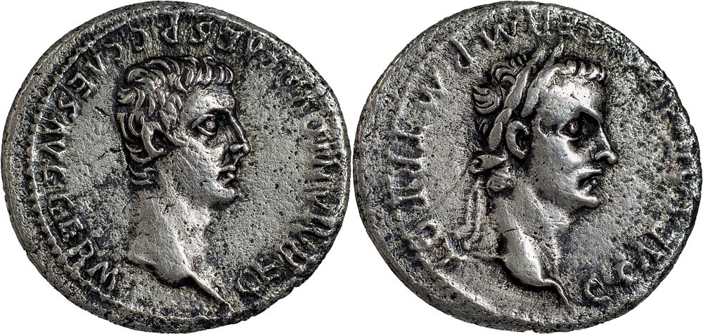 Gaius (Caligula), 37-41. AR Denarius. Rare. The Roman Empire 
Gaius (Caligula), 37-41. AR 