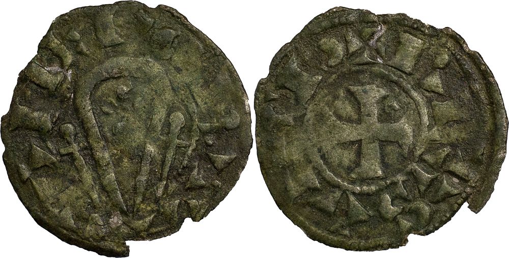 D. Sancho I - Dinheiro de Espadas
. Portugal 
D. Sancho I (1185-1211) 
Dinheiro de espadas 