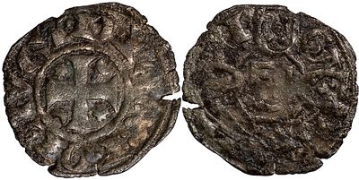 PortugalD. Dinis I (1279-1325)Dinheiro BolhãoAG: 07.37 var 0.93 gBC+