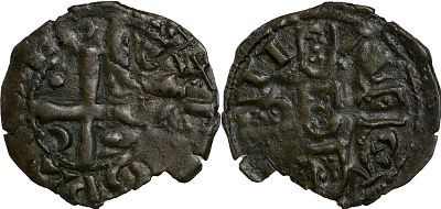 PortugalD. Dinis I (1279-1325)Dinheiro BolhãoCruz diferente.Dupla batida interessante.AG: 04.? 