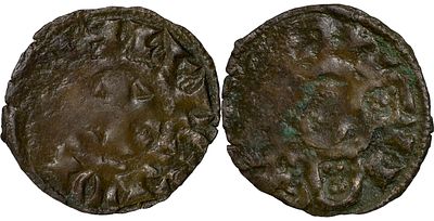 D. Afonso IV - Dinheiro Bolhão. 
. Portugal D. Afonso IV (1325-1357) Dinheiro Bolhão AG: 03.01 