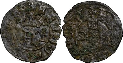 PortugalD. Afonso V (1438-1481)Real Preto Lisboa CobreAG: 02.? 0.93 gBC