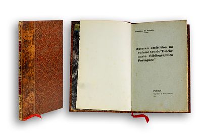 ARA&Uacute;JO (Joaquim de) – Authors Omitted in Vol. XVII of Inoc&ecirc;ncio, copy no. 4 of the special run 