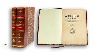 BAI&Atilde;O (Ant&oacute;nio) – The Inquisition of Goa (2 Vols) – University Press of Coimbra, 1930; 1945 