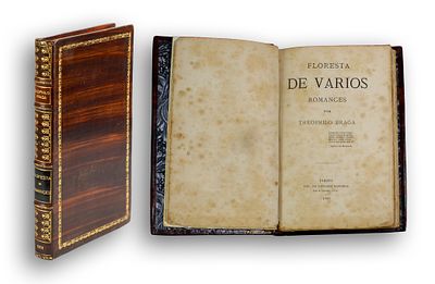 BRAGA (Te&oacute;filo) – Forest of Various Romances – Typ. da Livraria Nacional, Porto, 1869, 1st 