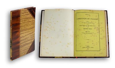 BRAGA (Te&oacute;filo) – Works of Crist&oacute;v&atilde;o Falc&atilde;o – Imprensa Portugueza, Porto, 1871, 1st Edition. 