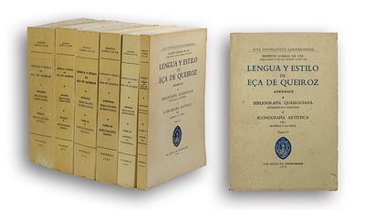 CAL (Ernesto Guerra da) – Language and Style of E&ccedil;a de Queiroz (6 Vols) – University of Coimbra 