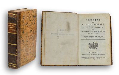 CAMINHA (Pedro de Andrade de) – Poems (Poezias) – Royal Academy of Sciences Press, Lisbon, 1791 