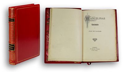 CASTILHO (J&uacute;lio de) – Manuelinas – Imprensa Nacional, Lisbon, 1889, 1st Edition. 266 pp/IV. 