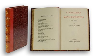 CASTRO (Eug&eacute;nio de) – The Knight of Irresistible Hands + Constan&ccedil;a – Fran&ccedil;a Amado, Coimbra 