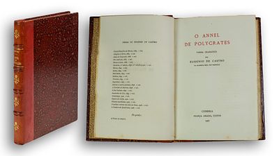 CASTRO (Eug&eacute;nio de) – Ring of Polycrates (Annel de Polycrates) – Fran&ccedil;a Amado, Coimbra, 1907 