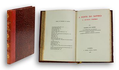 CASTRO (Eug&eacute;nio de) – The Satyr’s Fountain (A Fonte do Satyro) – Fran&ccedil;a Amado, Coimbra, 1908 